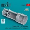 RESKIT RSU48-0505 F-104 (A, C, D, J, G) Starfighter exhaust nozzle for Kinetic/Eduard (#11169 The Zipper) kit (3D Printed) 1/48